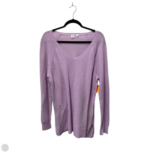 Sweater By Gap In Purple, Size: Xxl