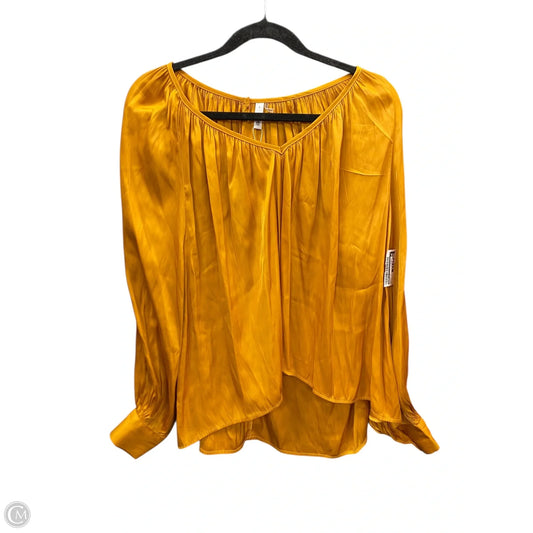 Blouse Long Sleeve By Glam In Gold, Size: S