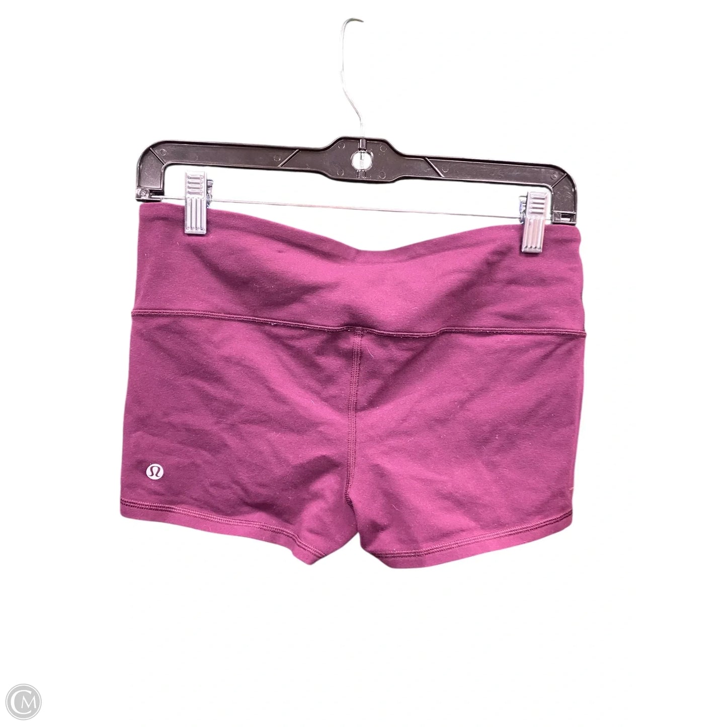 Athletic Shorts By Lululemon In Maroon, Size: S