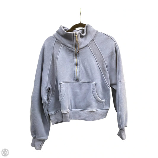 Sweatshirt Crewneck By Lululemon In Blue, Size: 8