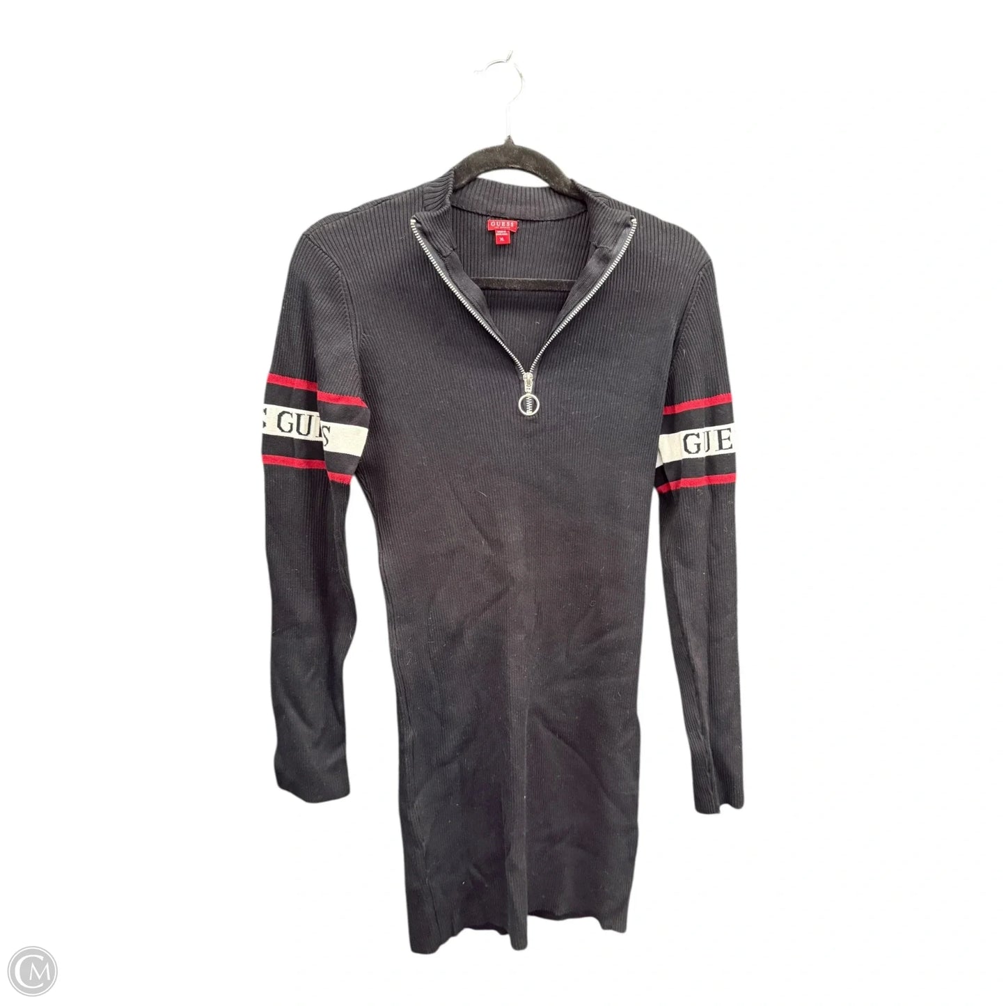 Dress Sweater By Guess In Black, Size: Xl