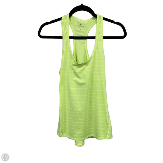 Athletic Tank Top By Athleta In Yellow, Size: Xs