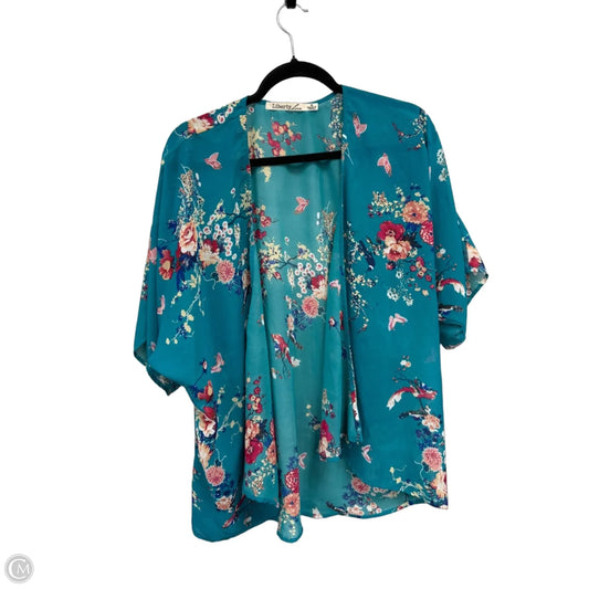 Kimono By Liberty Love In Blue & Pink, Size: M