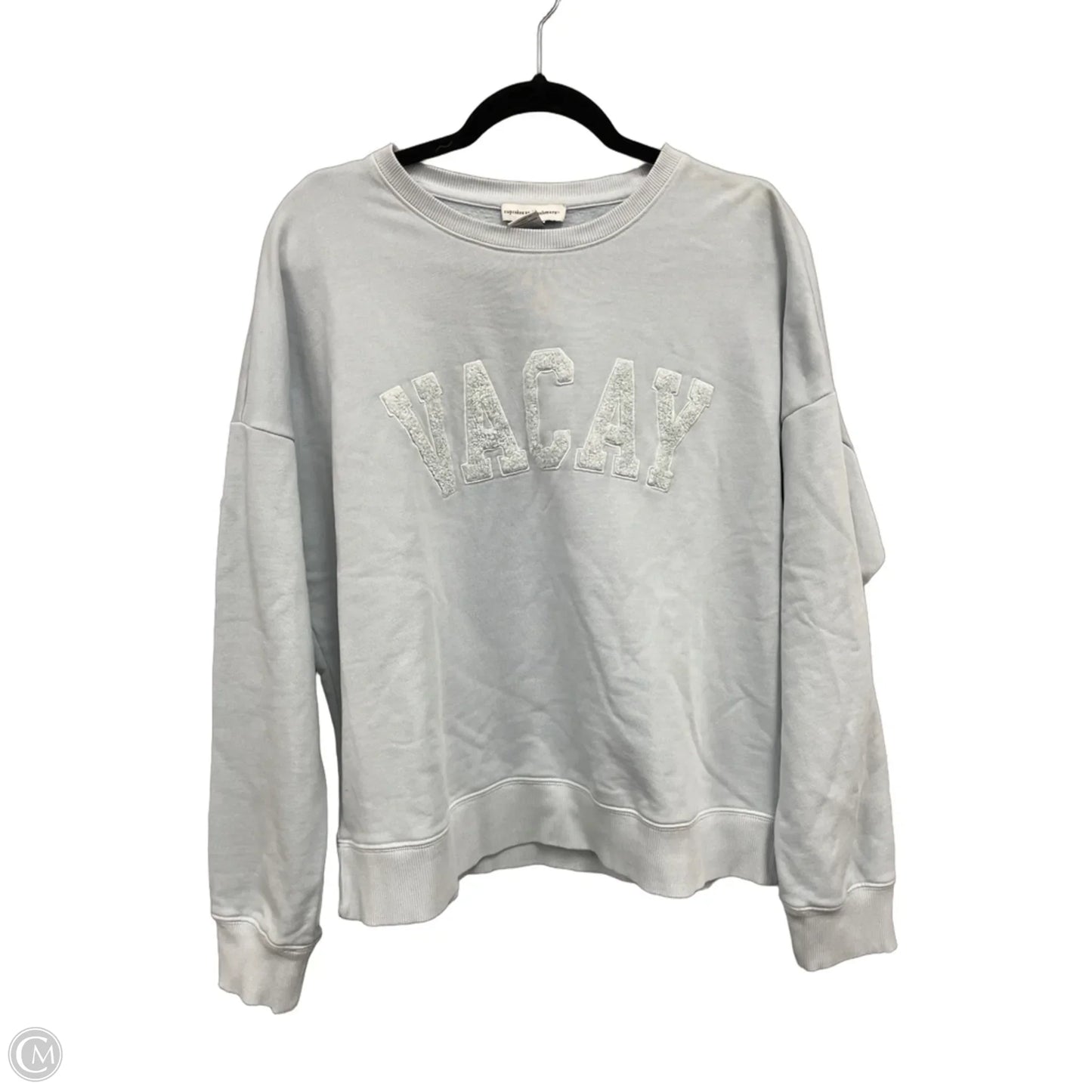 Sweatshirt Crewneck By Cupcakes And Cashmere In Blue, Size: M
