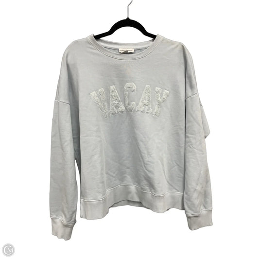 Sweatshirt Crewneck By Cupcakes And Cashmere In Blue, Size: M