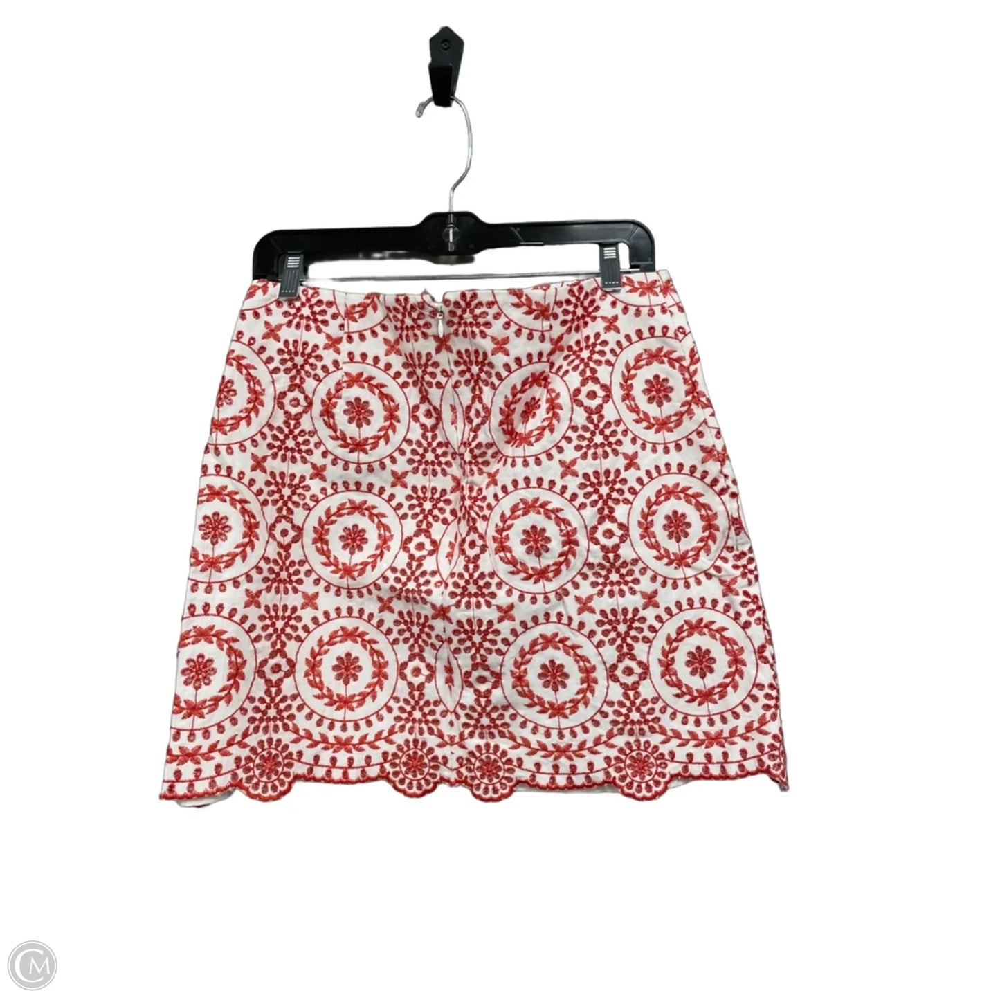 Skirt Mini & Short By Loft In Red & White, Size: S