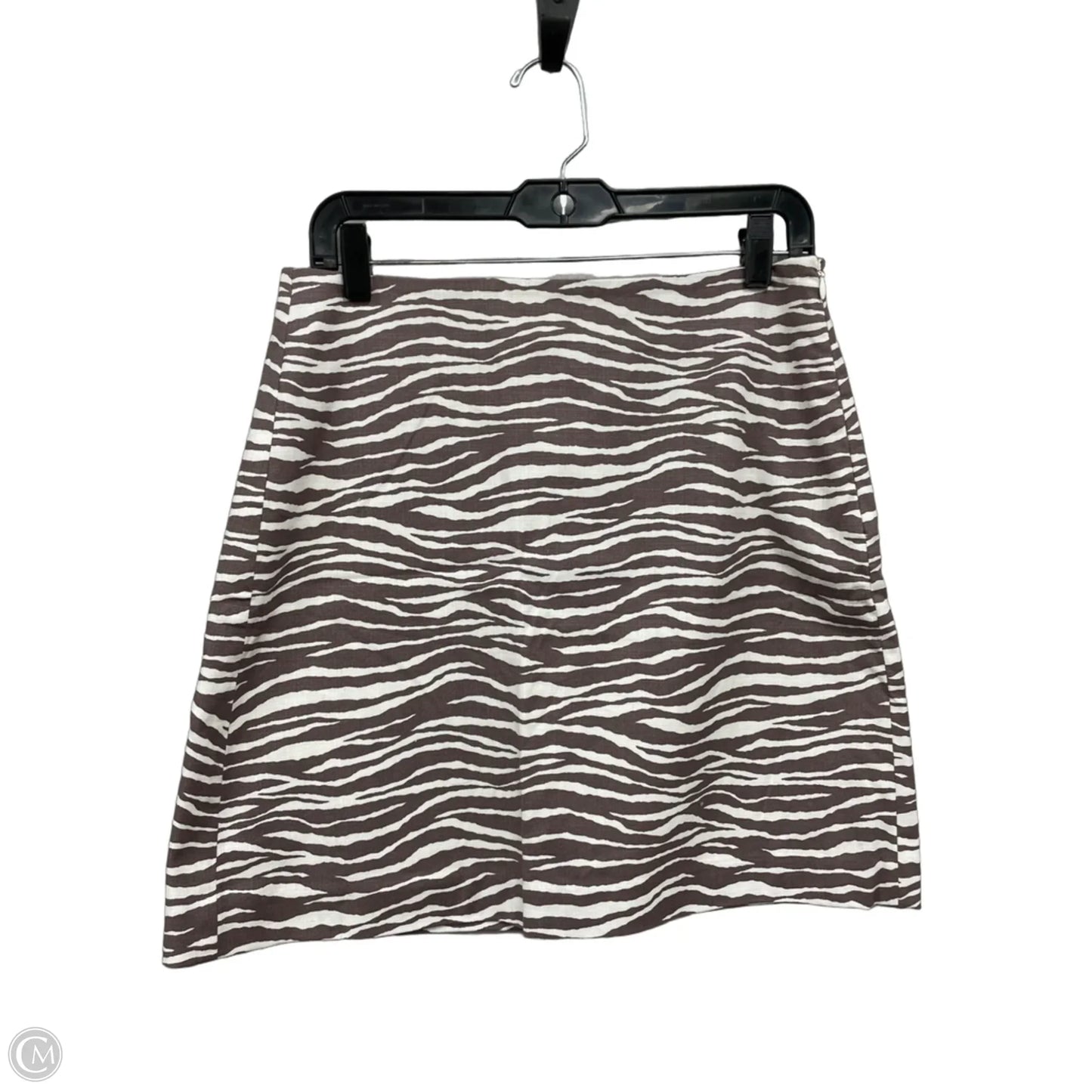 Skirt Mini & Short By Loft In Brown & White, Size: S