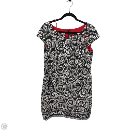 Dress Casual Short By London Times In Black & White, Size: 14