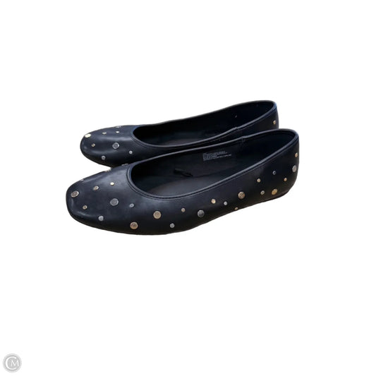 Shoes Flats By Seychelles In Black & Gold, Size: 10