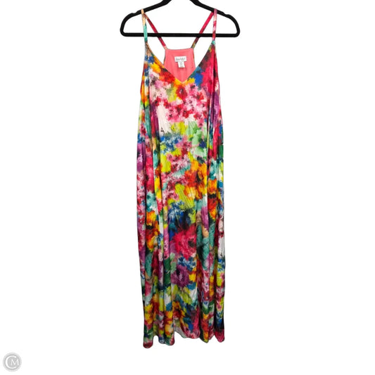 Dress Casual Maxi By Nicole Miller In Multi-colored, Size: 2x