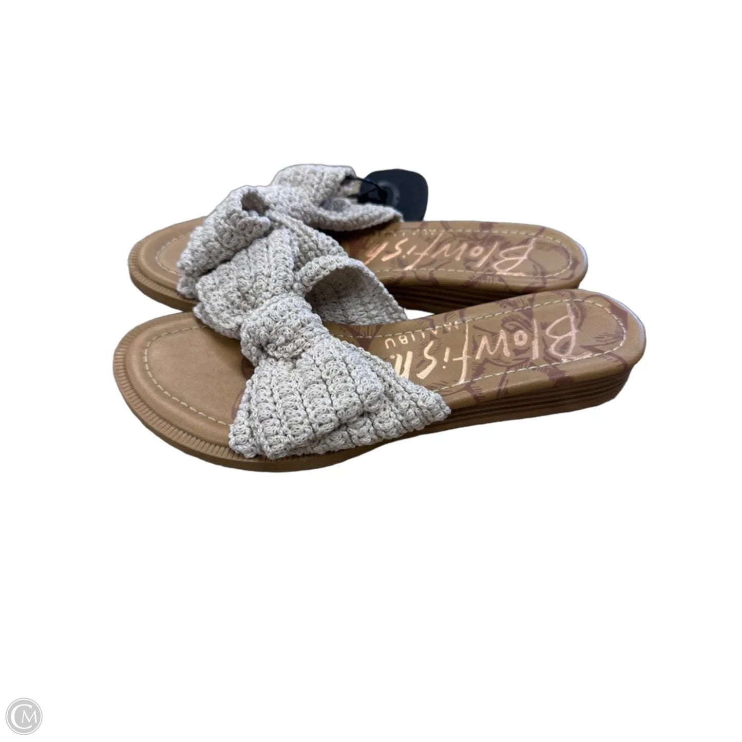 Sandals Flats By Blowfish In Cream & Tan, Size: 7.5