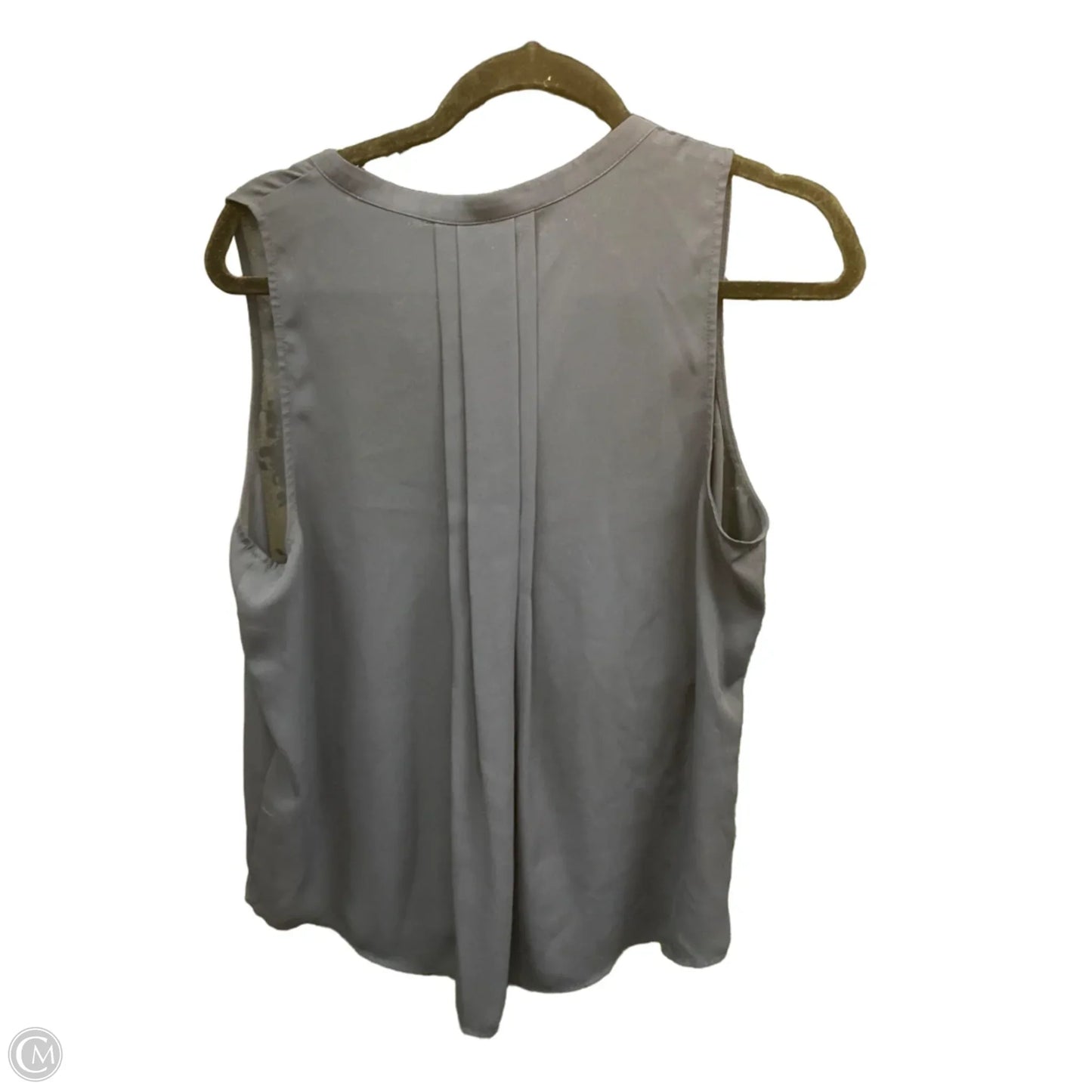 Blouse Sleeveless By Hawthorn In Navy, Size: L