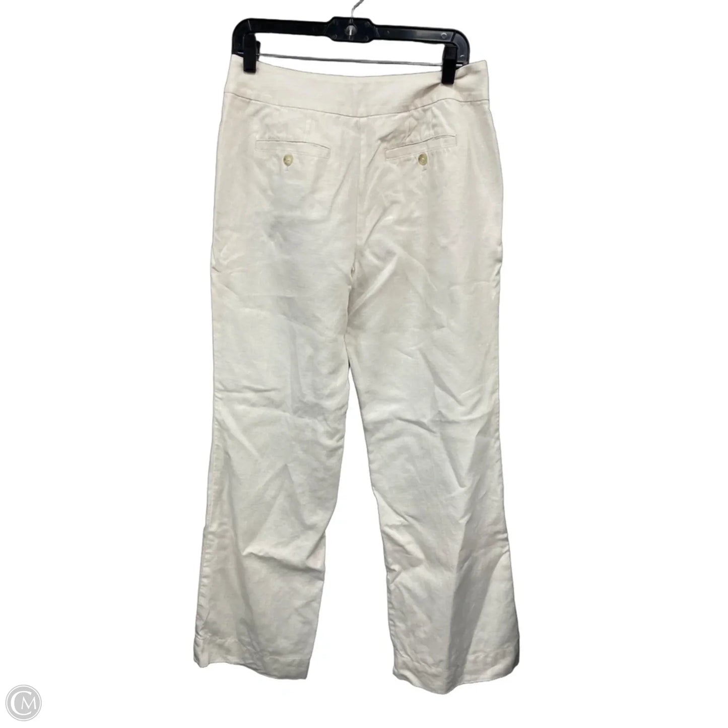Pants Linen By Loft In White, Size: 6