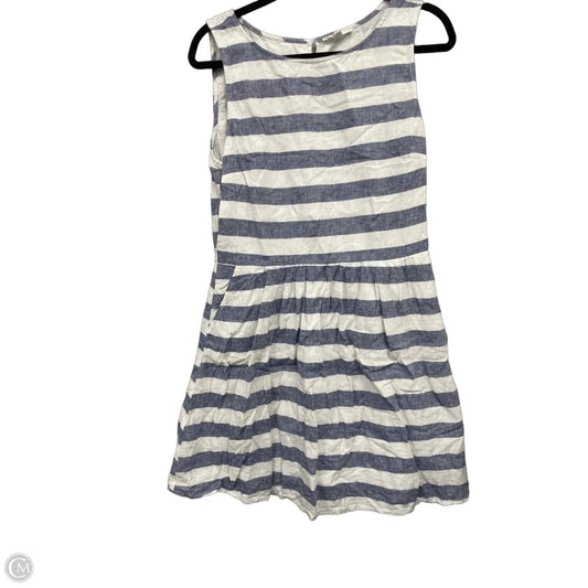 Dress Casual Short By Beachlunchlounge In Blue & White, Size: L