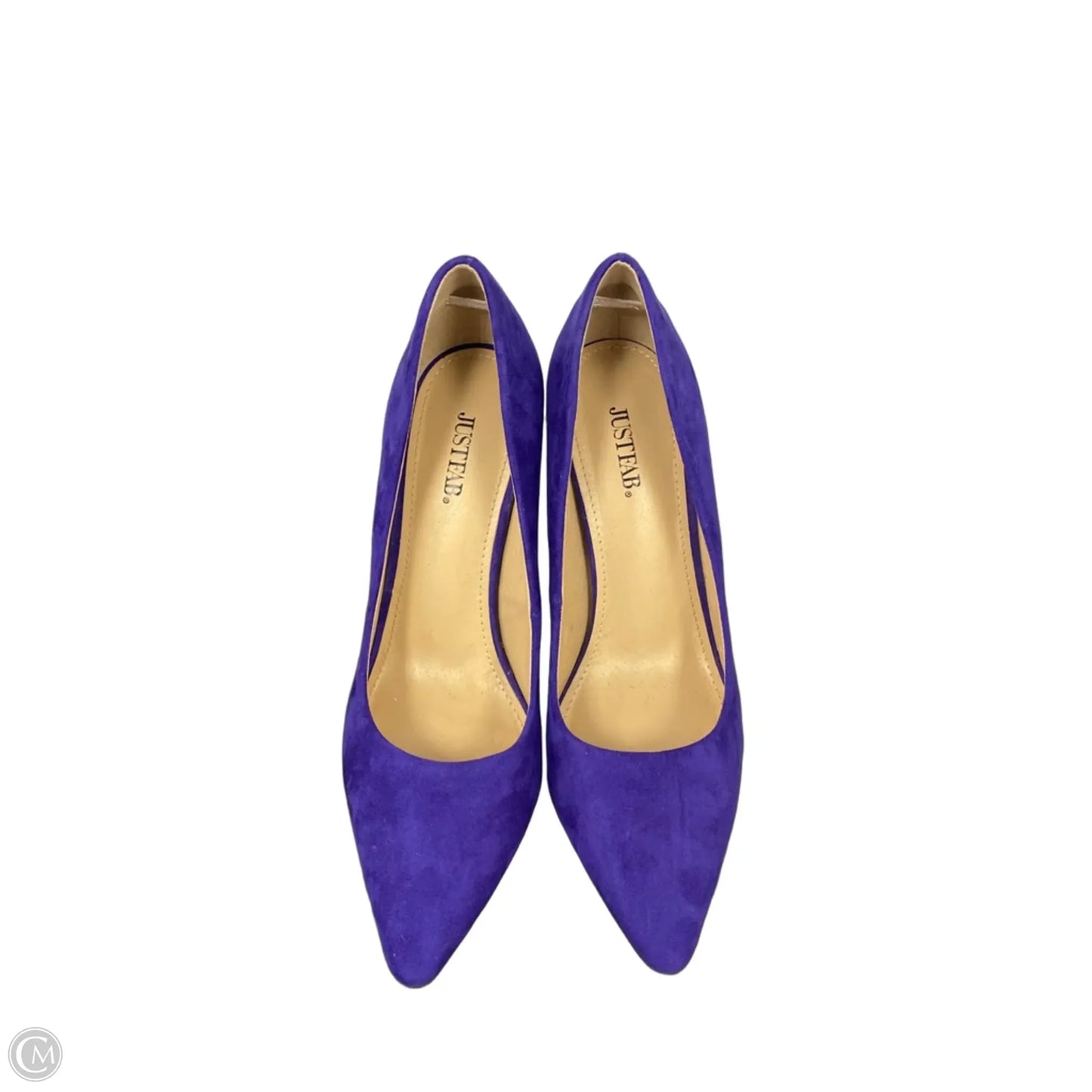 Shoes Heels Stiletto By Just Fab In Purple, Size: 10
