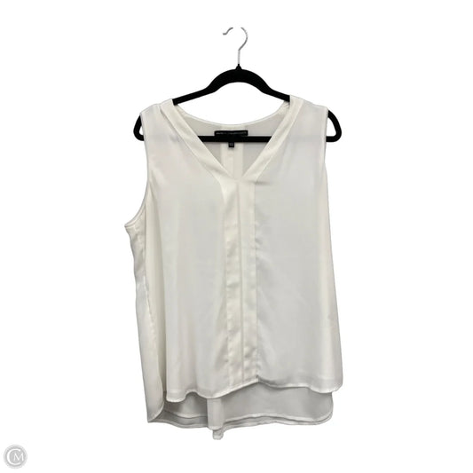 Blouse Sleeveless By White House Black Market In White, Size: 14