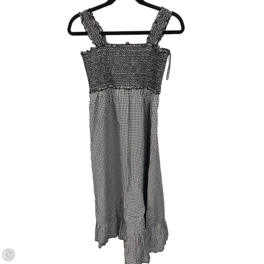 Dress Casual Midi By Clothes Mentor In Black & White, Size: L