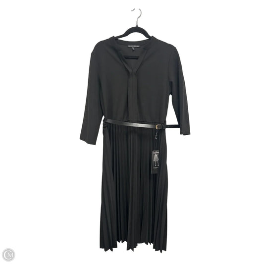 Dress Casual Midi By Clothes Mentor In Black, Size: L