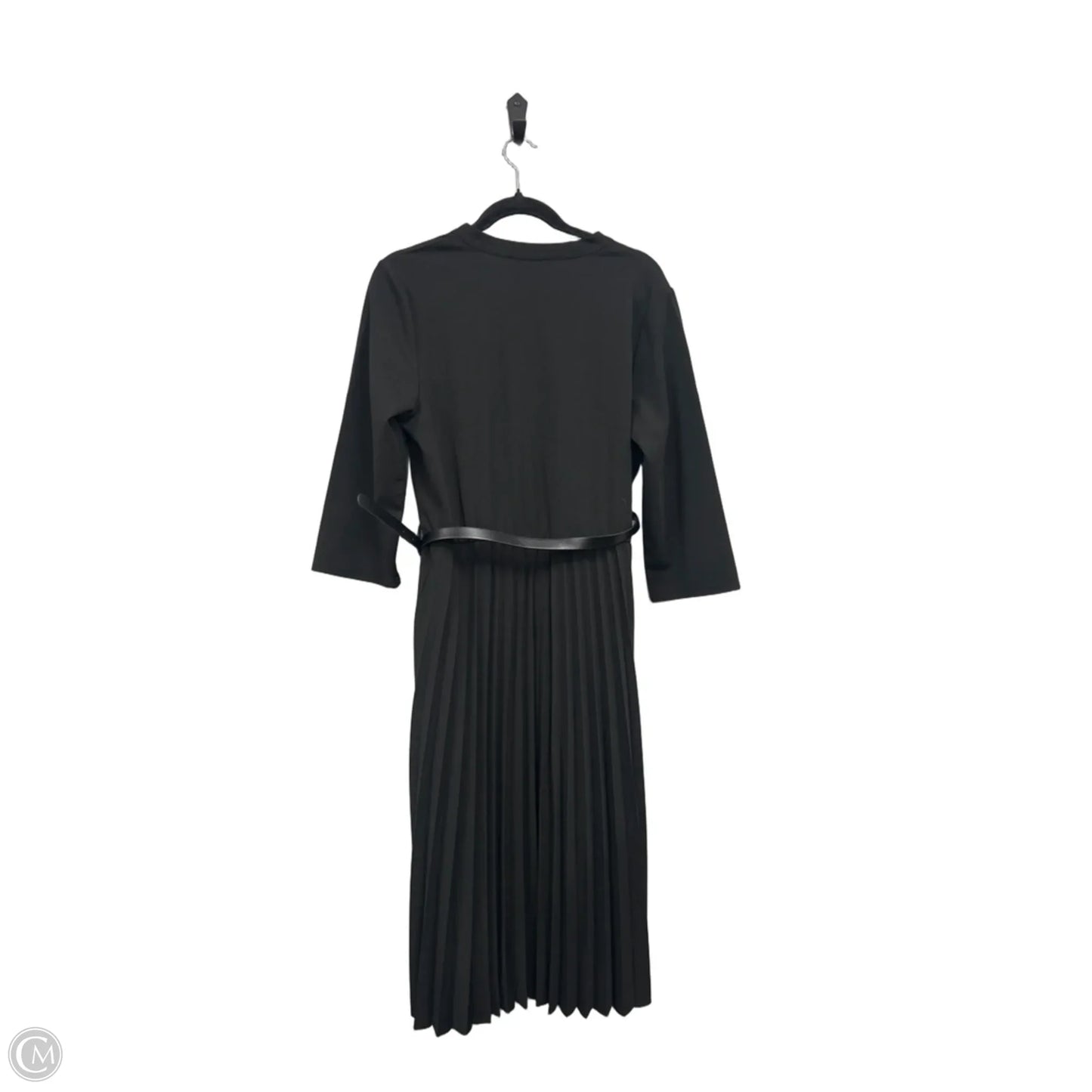 Dress Casual Midi By Clothes Mentor In Black, Size: L