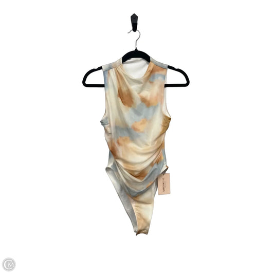 Bodysuit By Shein In Blue & Cream, Size: S
