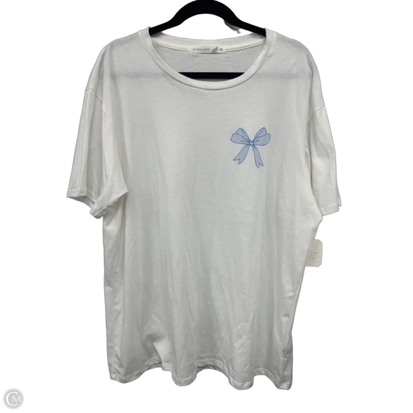 Top Short Sleeve Basic By Altard State In Blue & White, Size: Xl