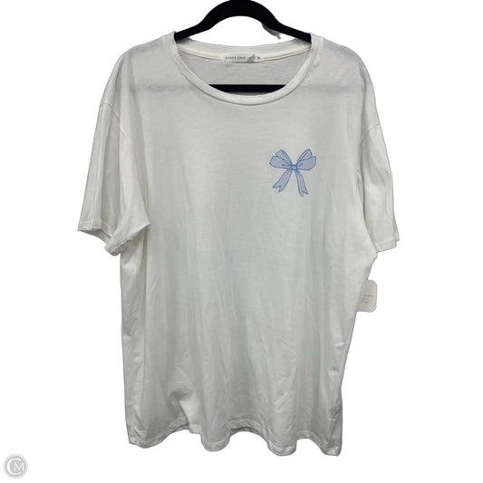 Top Short Sleeve Basic By Altard State In Blue & White, Size: Xl