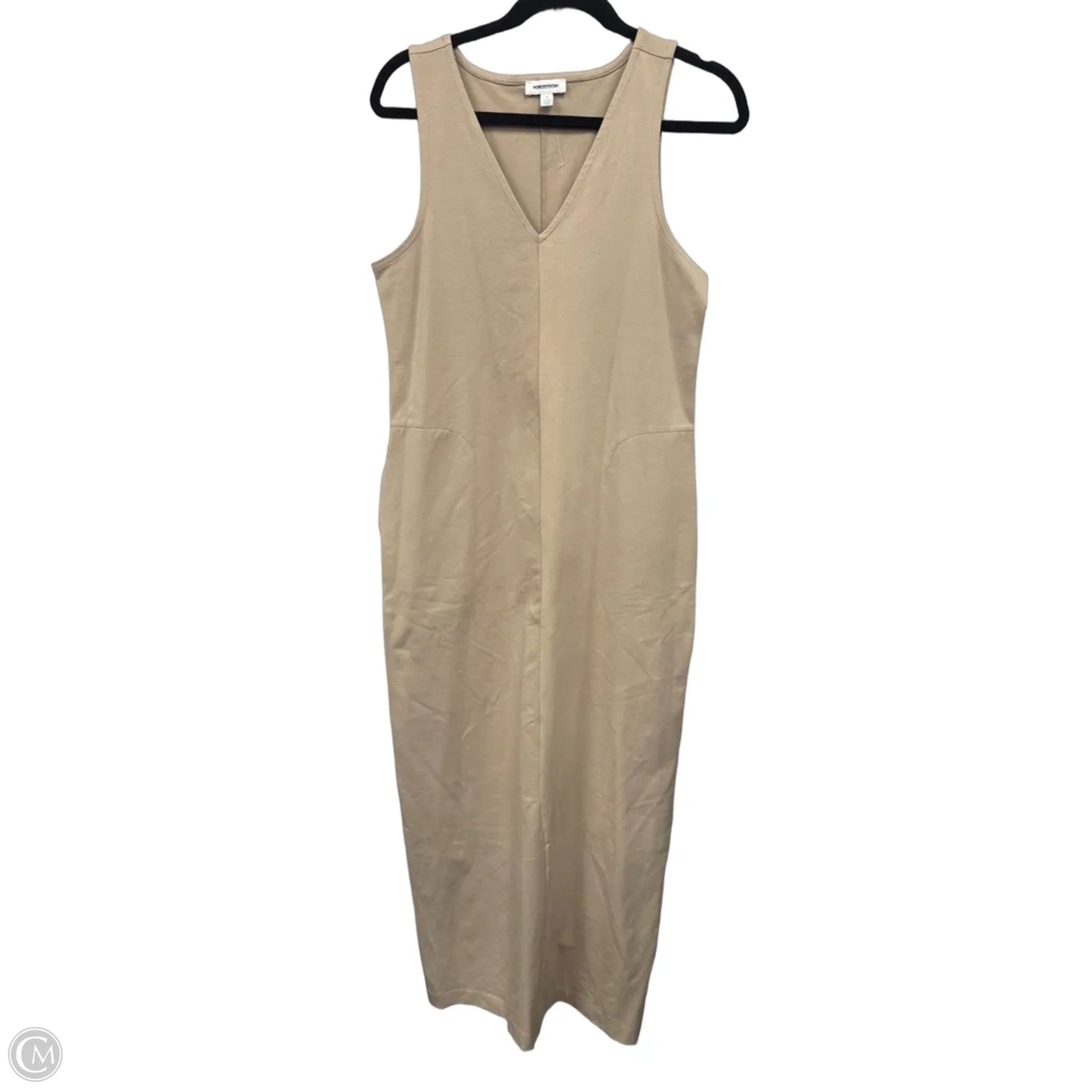 Dress Casual Maxi By Nordstrom In Cream, Size: S