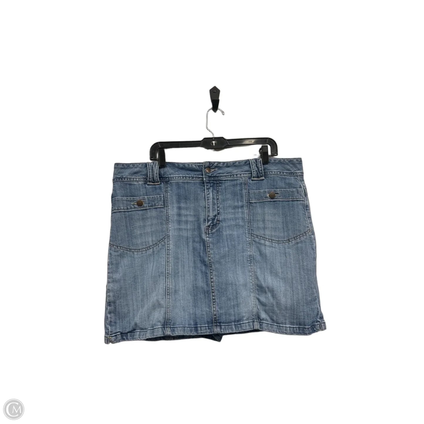 Skirt Mini & Short By Venezia In Blue Denim, Size: 20