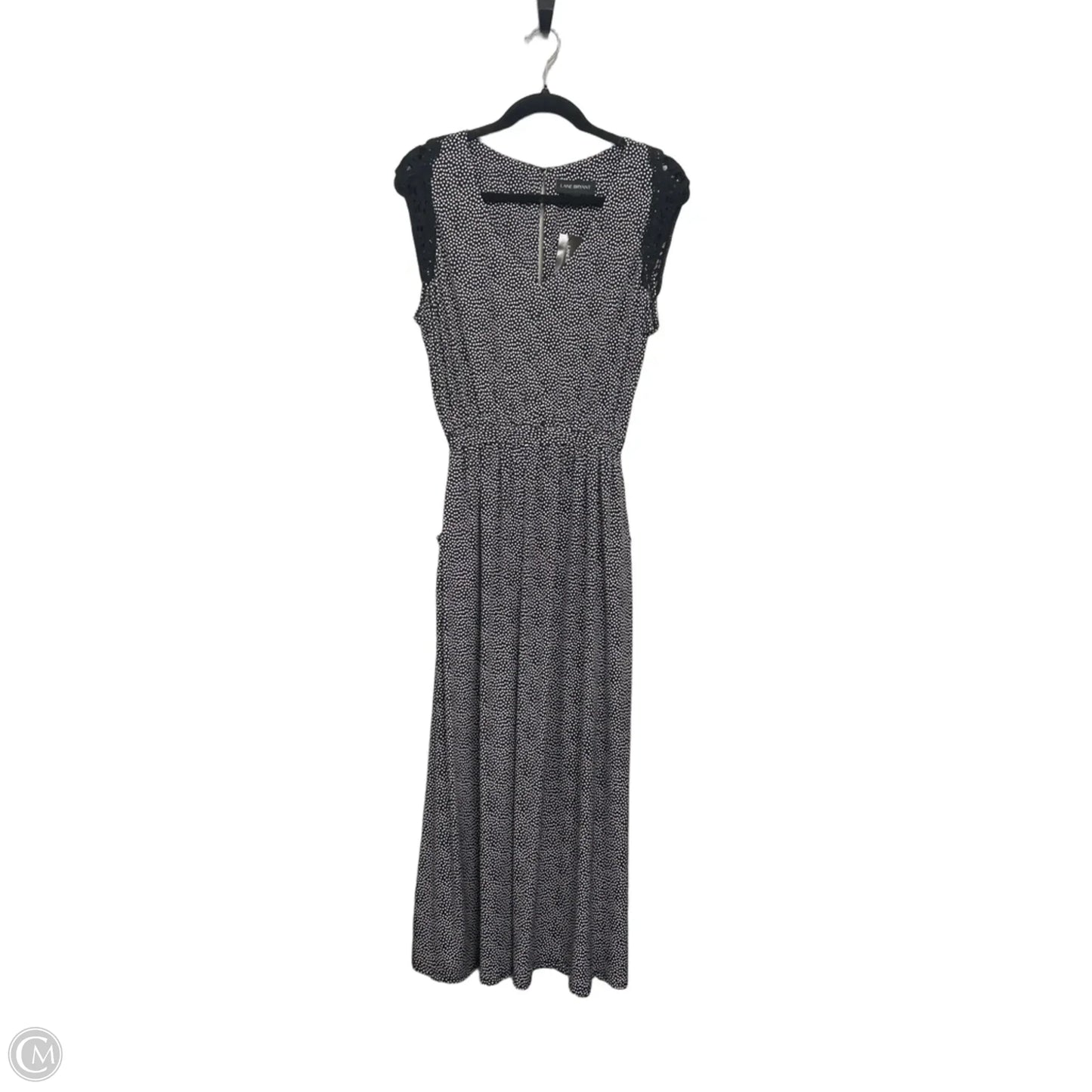 Dress Casual Maxi By Lane Bryant In Black & White, Size: 14