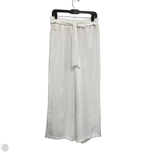 Pants Wide Leg By Nycc In White, Size: M