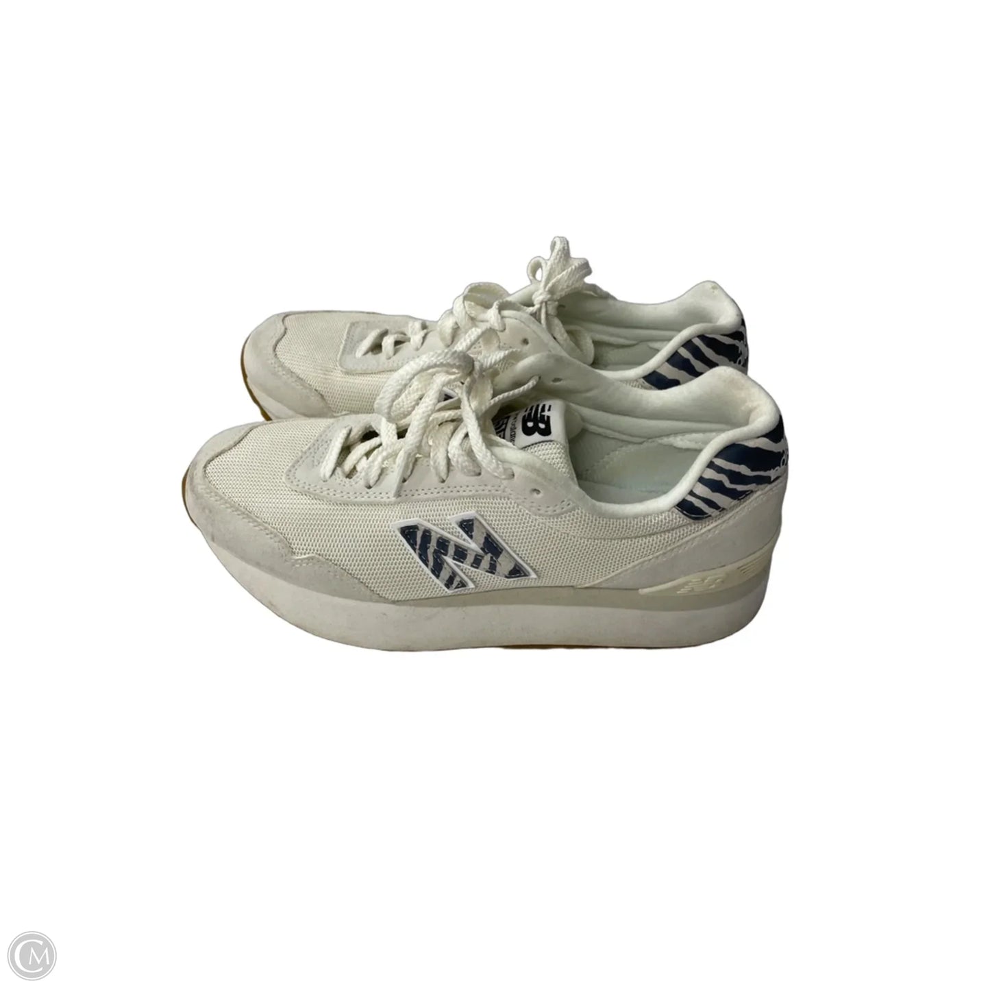 Shoes Athletic By New Balance In Cream & Grey, Size: 9