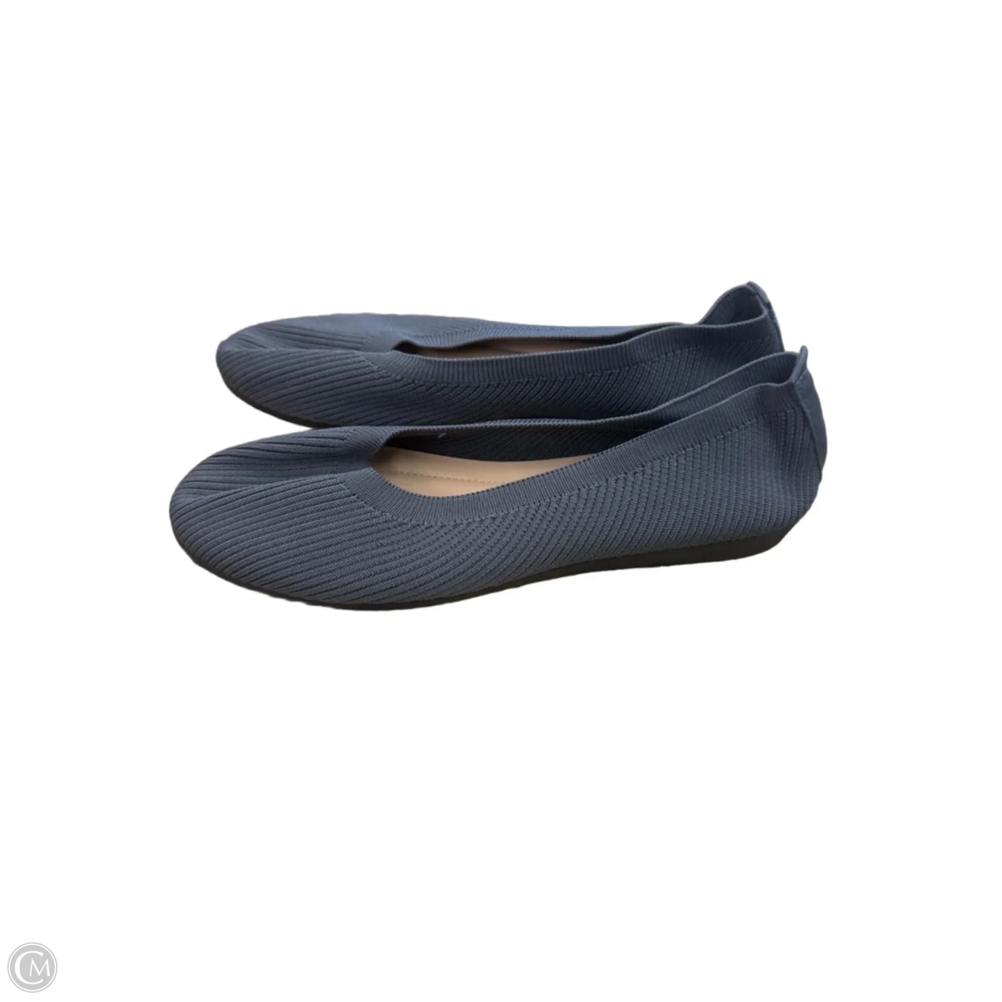 Shoes Flats By Clothes Mentor In Grey, Size: 10.5