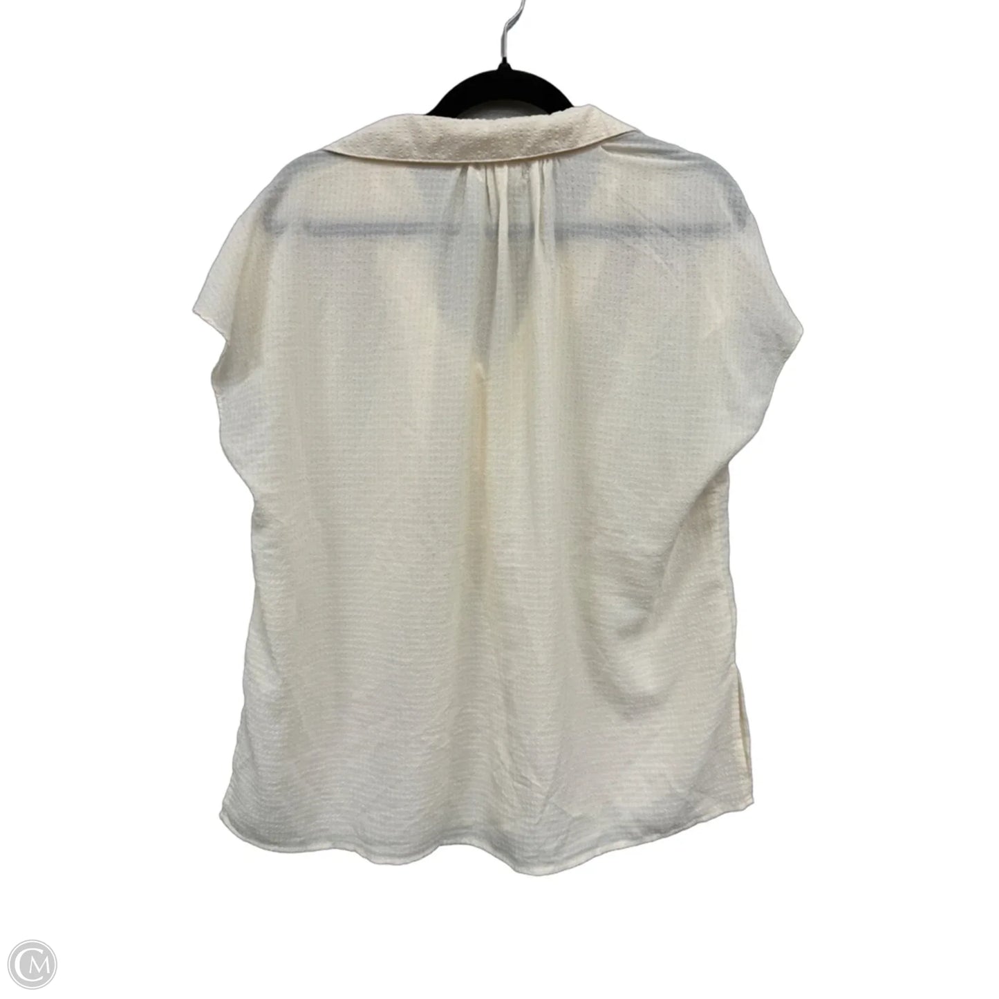 Blouse Sleeveless By Max Studio In Cream, Size: Xl