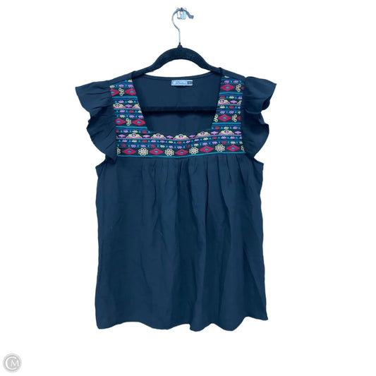 Top Short Sleeve By Clothes Mentor In Black & Red, Size: M