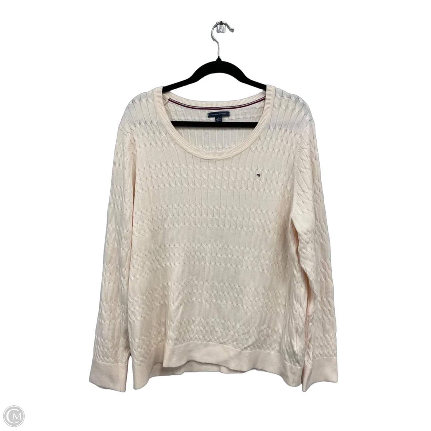 Sweater By Tommy Hilfiger In Peach, Size: Xxl