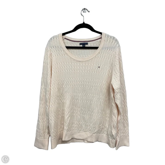Sweater By Tommy Hilfiger In Peach, Size: Xxl
