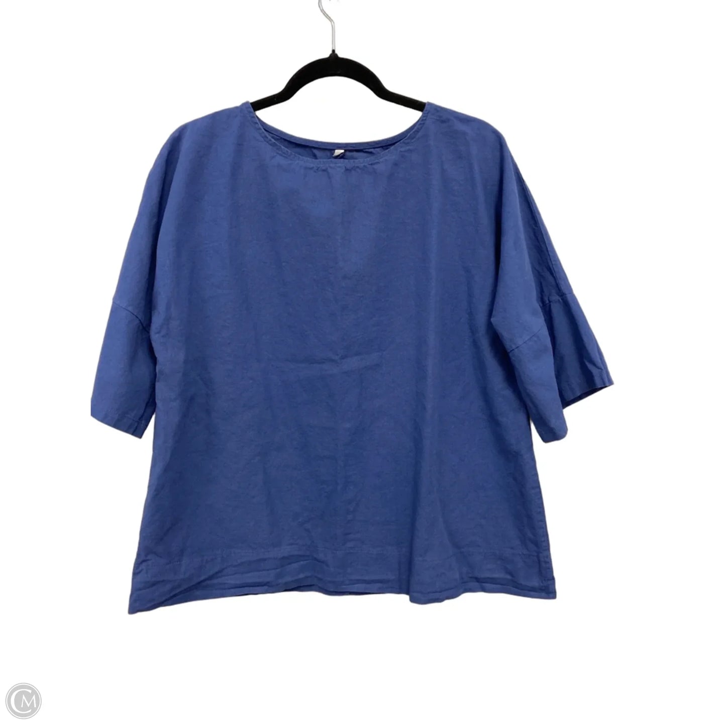 Top Short Sleeve By Clothes Mentor In Blue, Size: L