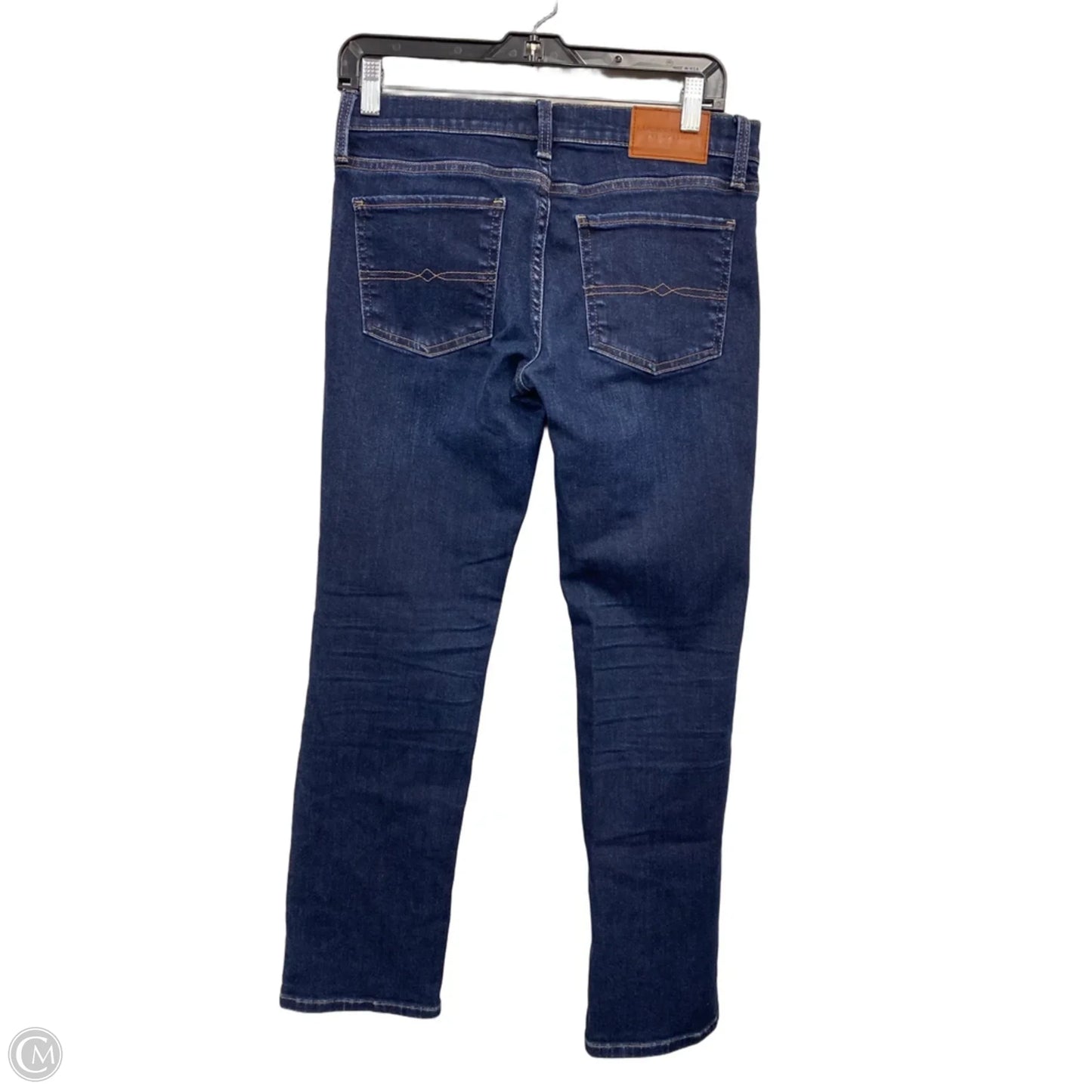 Jeans Straight By Lucky Brand In Blue Denim, Size: 4