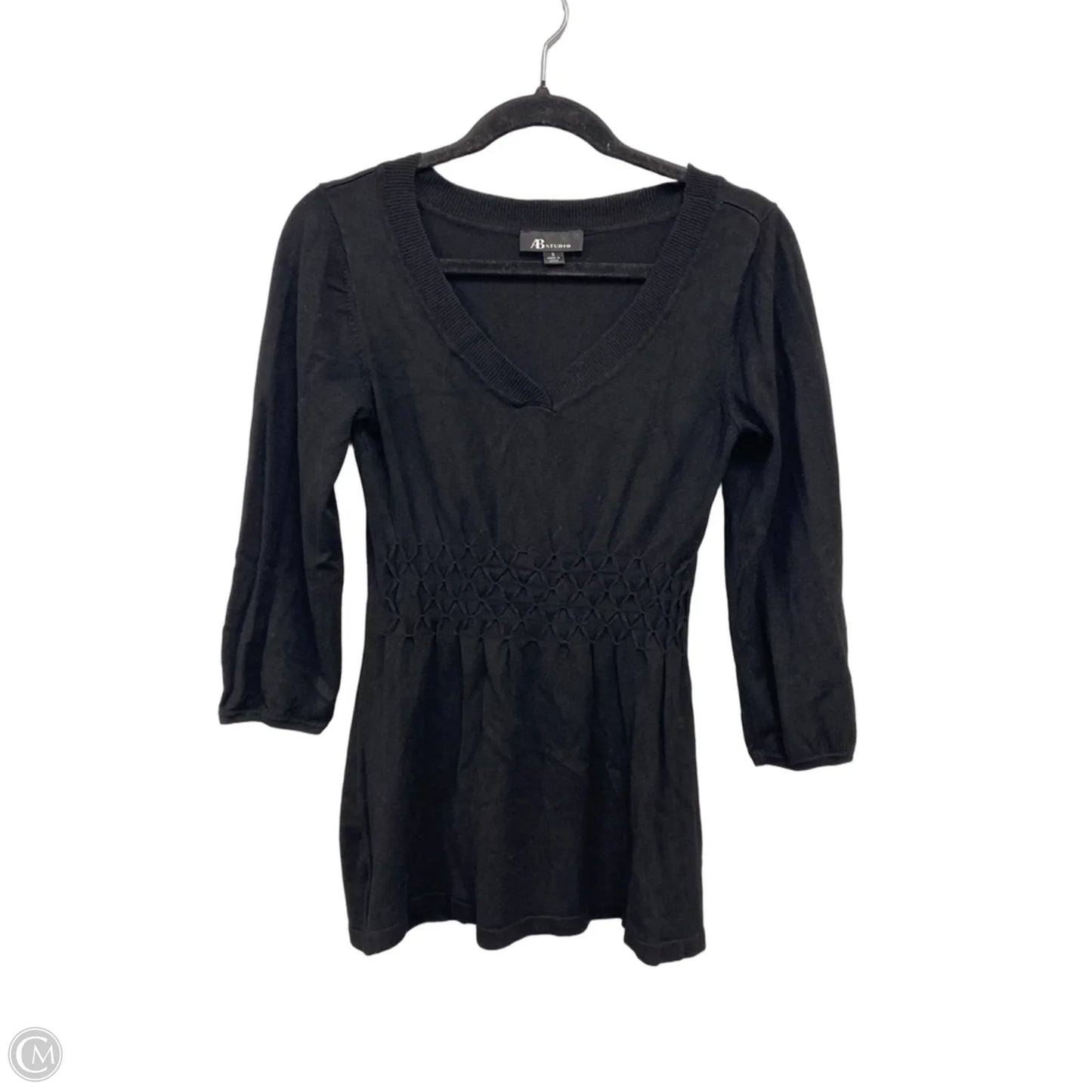Sweater By Ab Studio In Black, Size: S