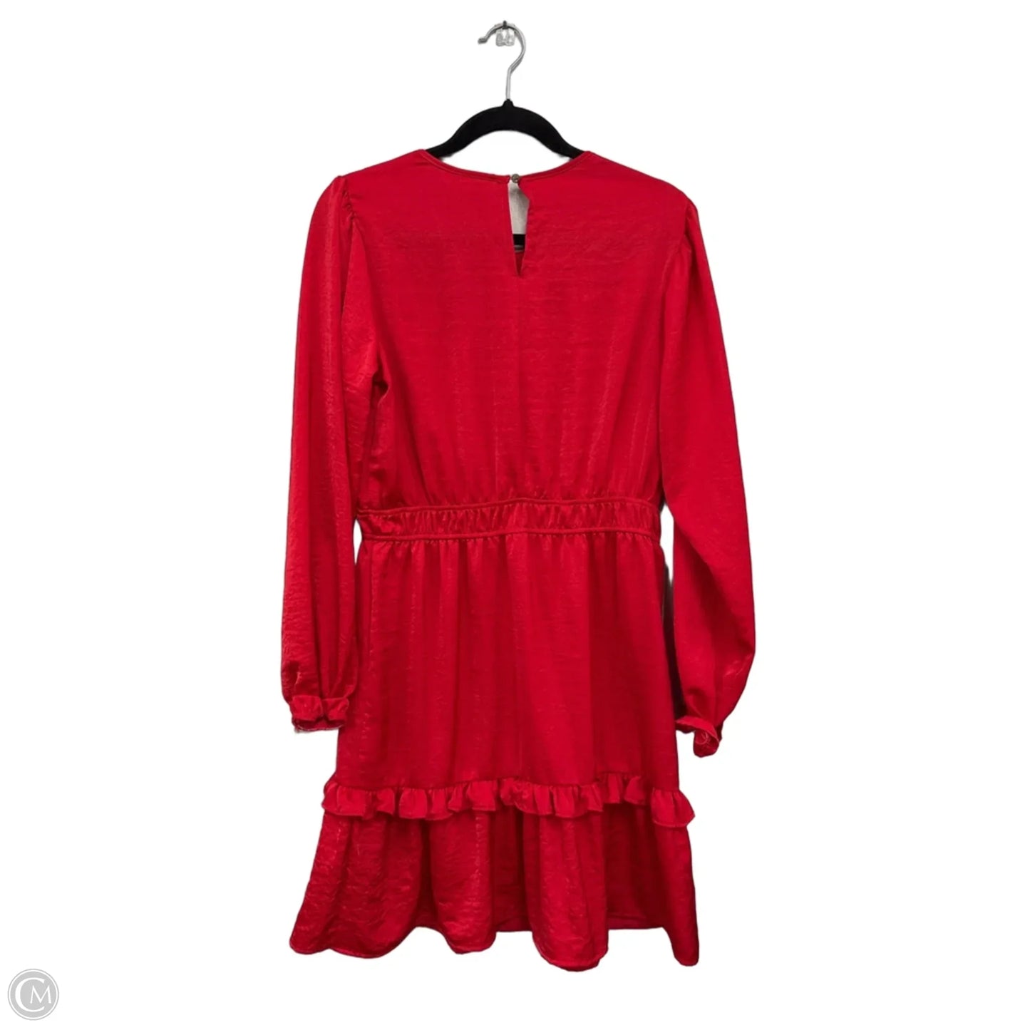 Dress Casual Short By Knox Rose In Red, Size: M