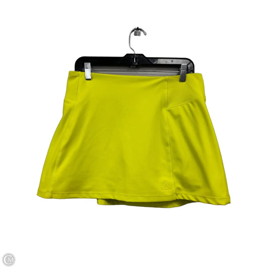 Athletic Skort By Reebok In Yellow, Size: L