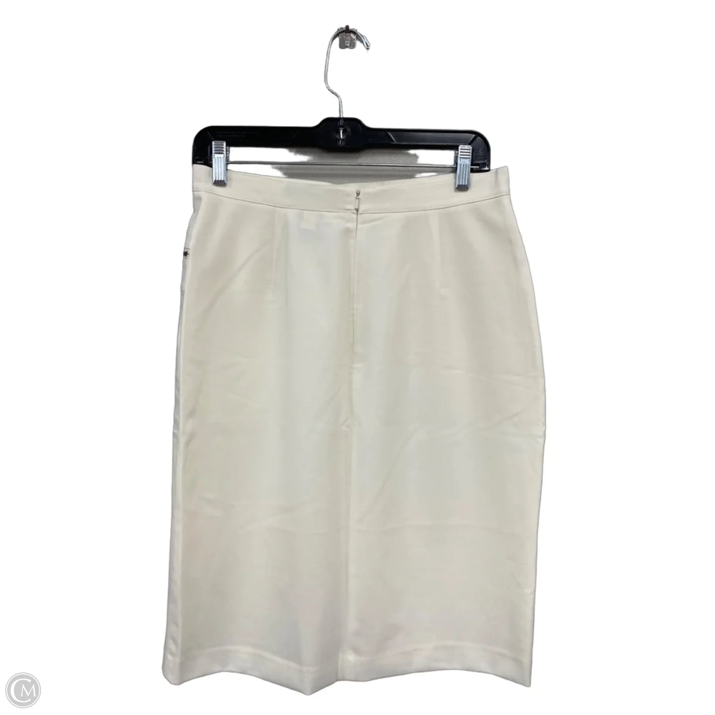 Skirt Midi By Moda Intl In Cream, Size: 10