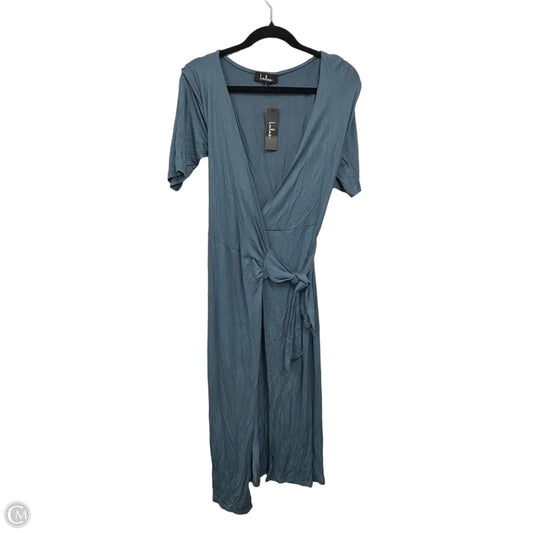 Dress Casual Midi By Lulus In Blue, Size: L