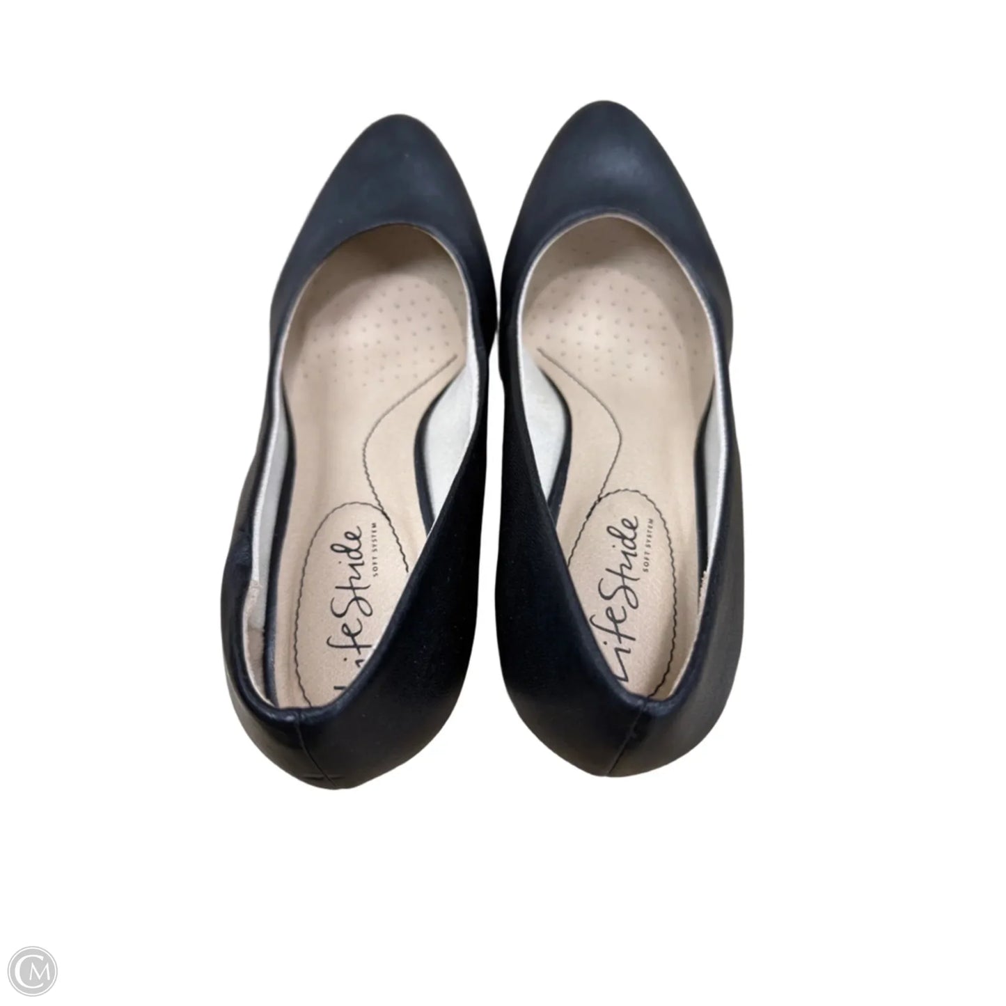 Shoes Heels Wedge By Life Stride In Black, Size: 7.5