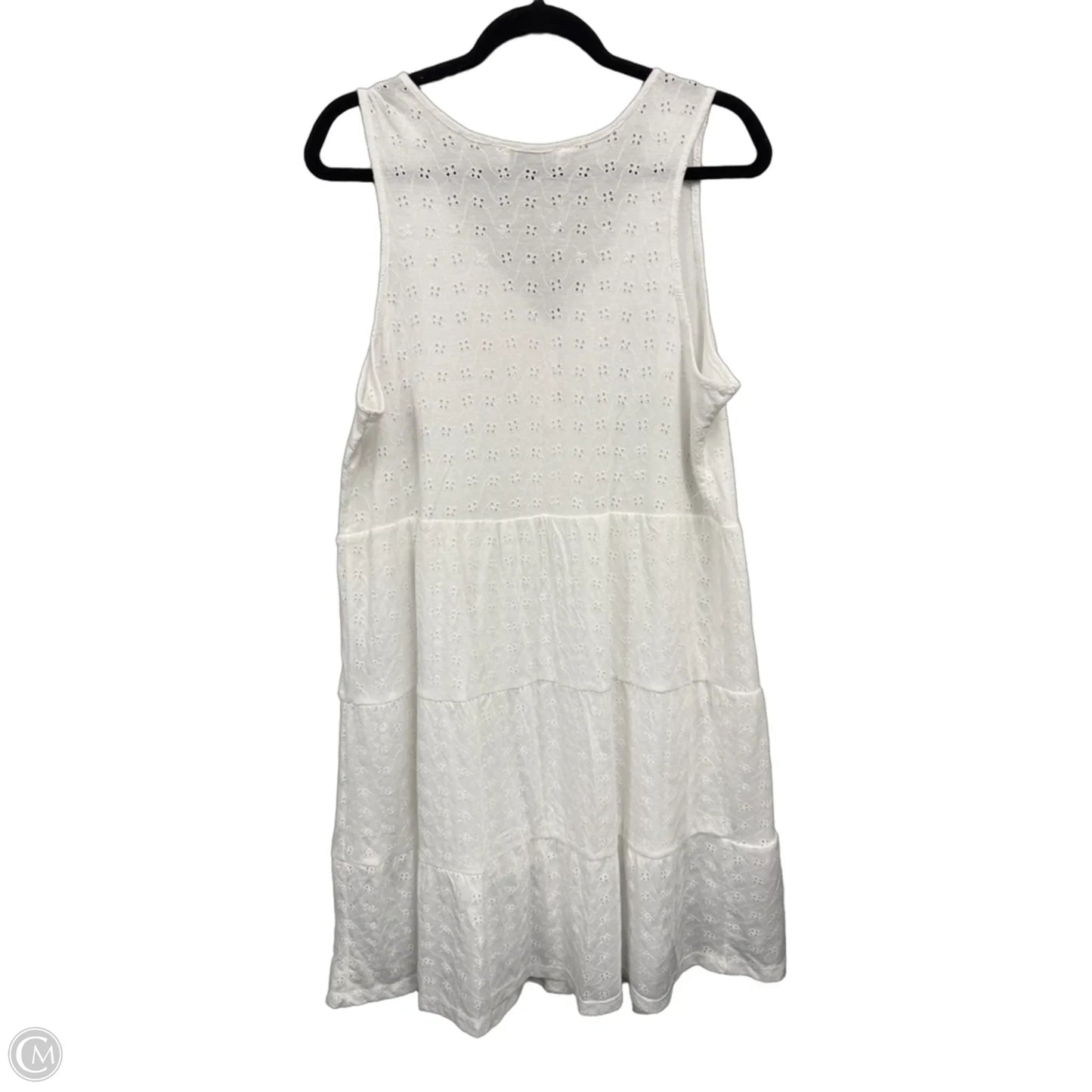 Dress Casual Midi By Sonoma In White, Size: L
