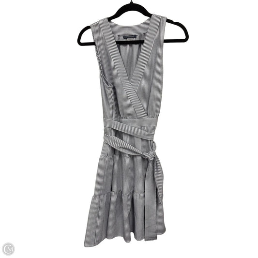 Dress Casual Midi By Tommy Hilfiger In Blue & White, Size: 10