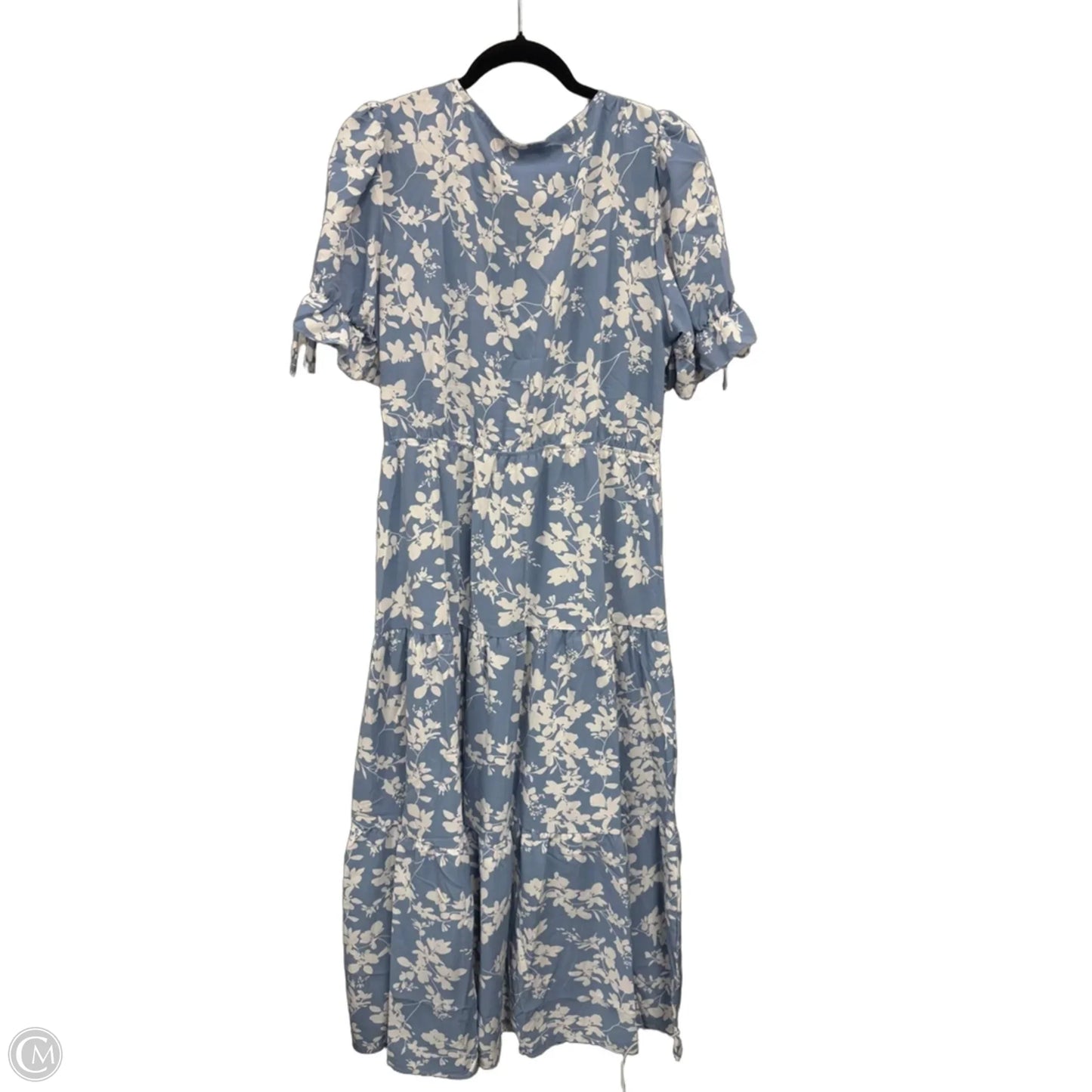 Dress Casual Maxi By Btfbm In Blue & White, Size: Xl