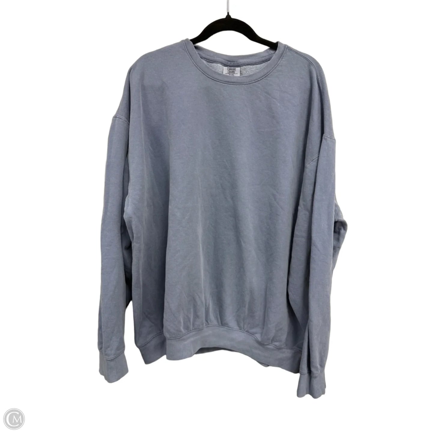 Sweatshirt Collar By Comfort Colors In Blue, Size: 2x