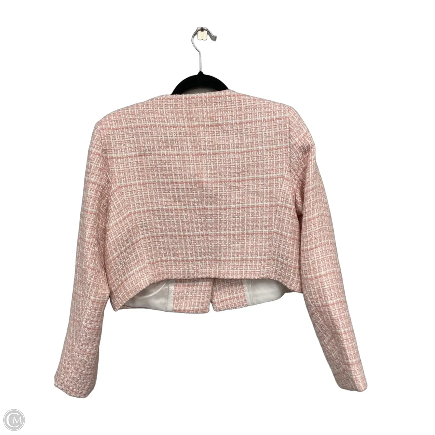 Blazer By Joie In Pink & White, Size: M