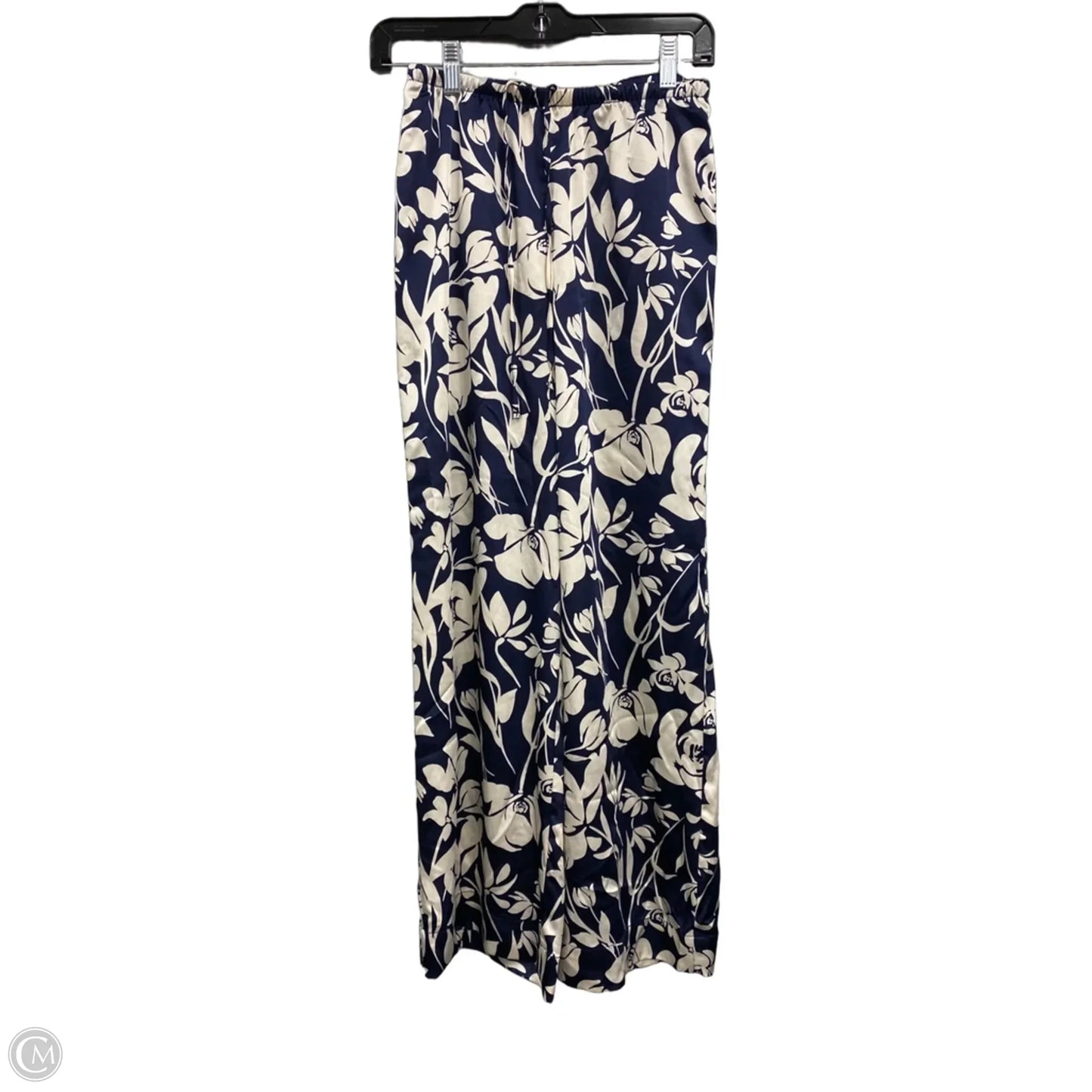 Pants Wide Leg By A New Day In Blue & White, Size: Xs